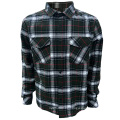 Custom Männer lässige Plaid -Flanellhemden für den Winter